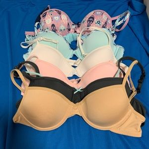 Maidenform, No Bo Bundle 6 bras 34 A